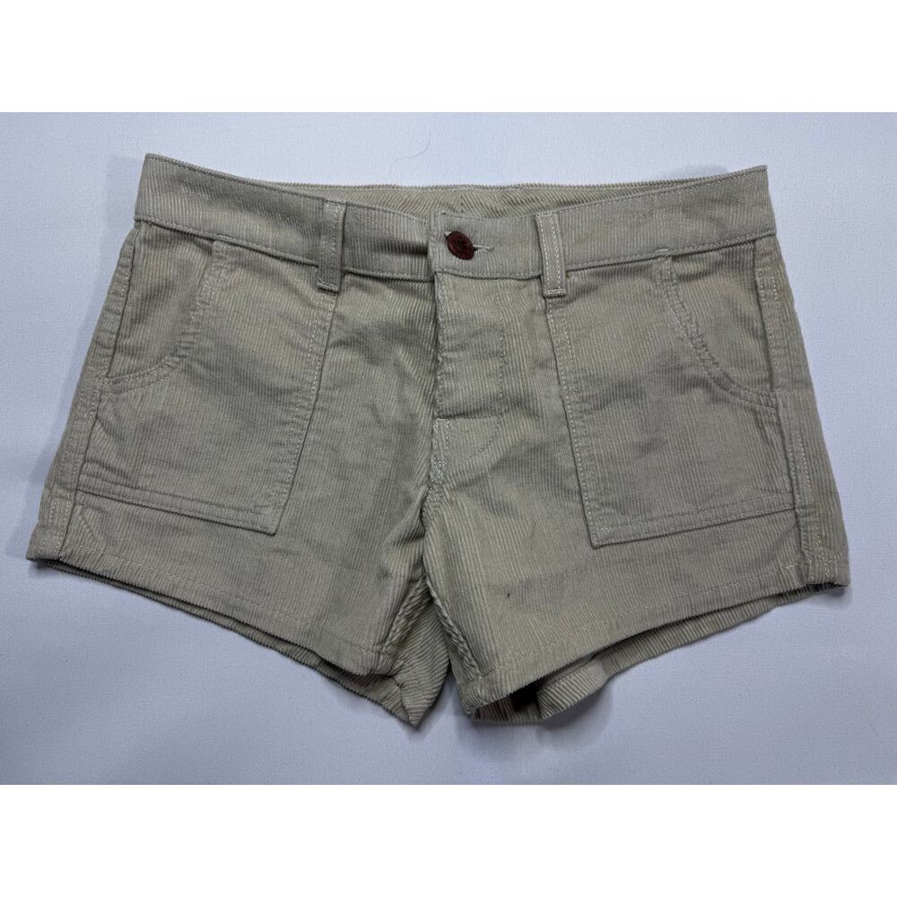 Birdwell Beach Britches "Birdie" Women's Beige Corduroy Short - Size 00 (29x3.5)